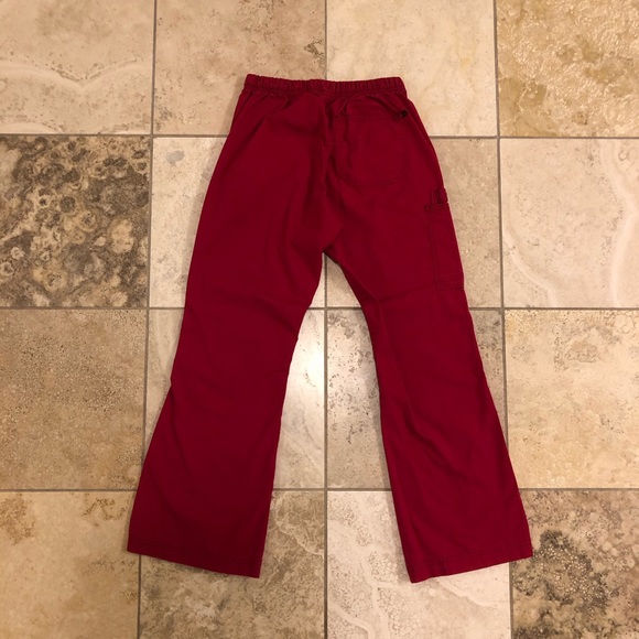 Wonder Flex Womens Scrub Set ( Dark Pink ) - Picture 5 of 5